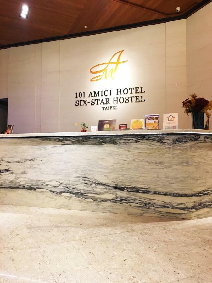Amici Hotel Six Star Hostel Taipéi Exterior foto